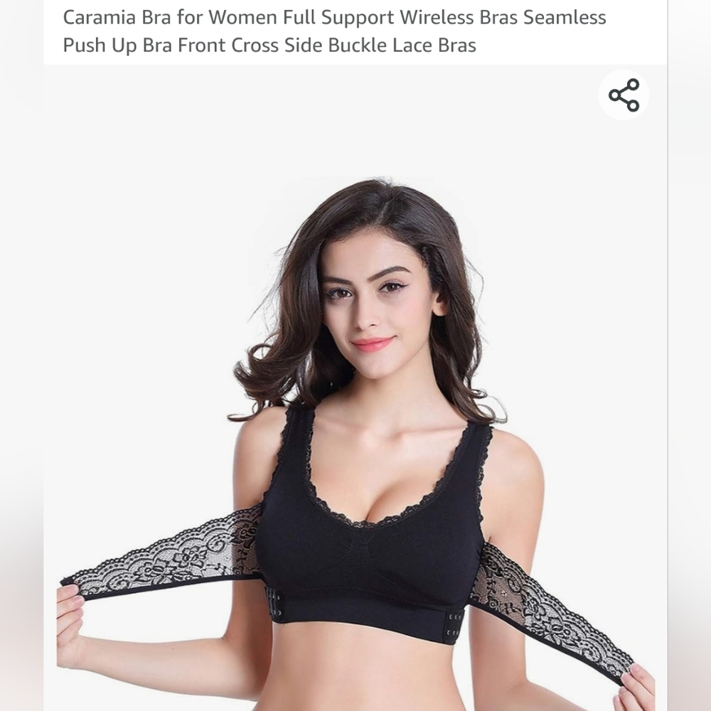 CaraMia wireless pushup bra size S